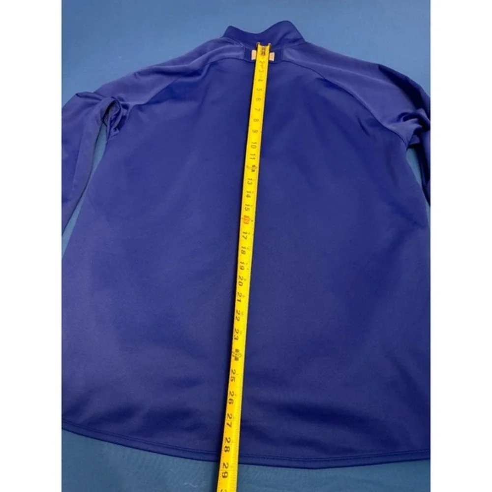 Adidas‎ Climalite 1/4 Zip Pullover Men's XL Black Gold Logos Performance Top